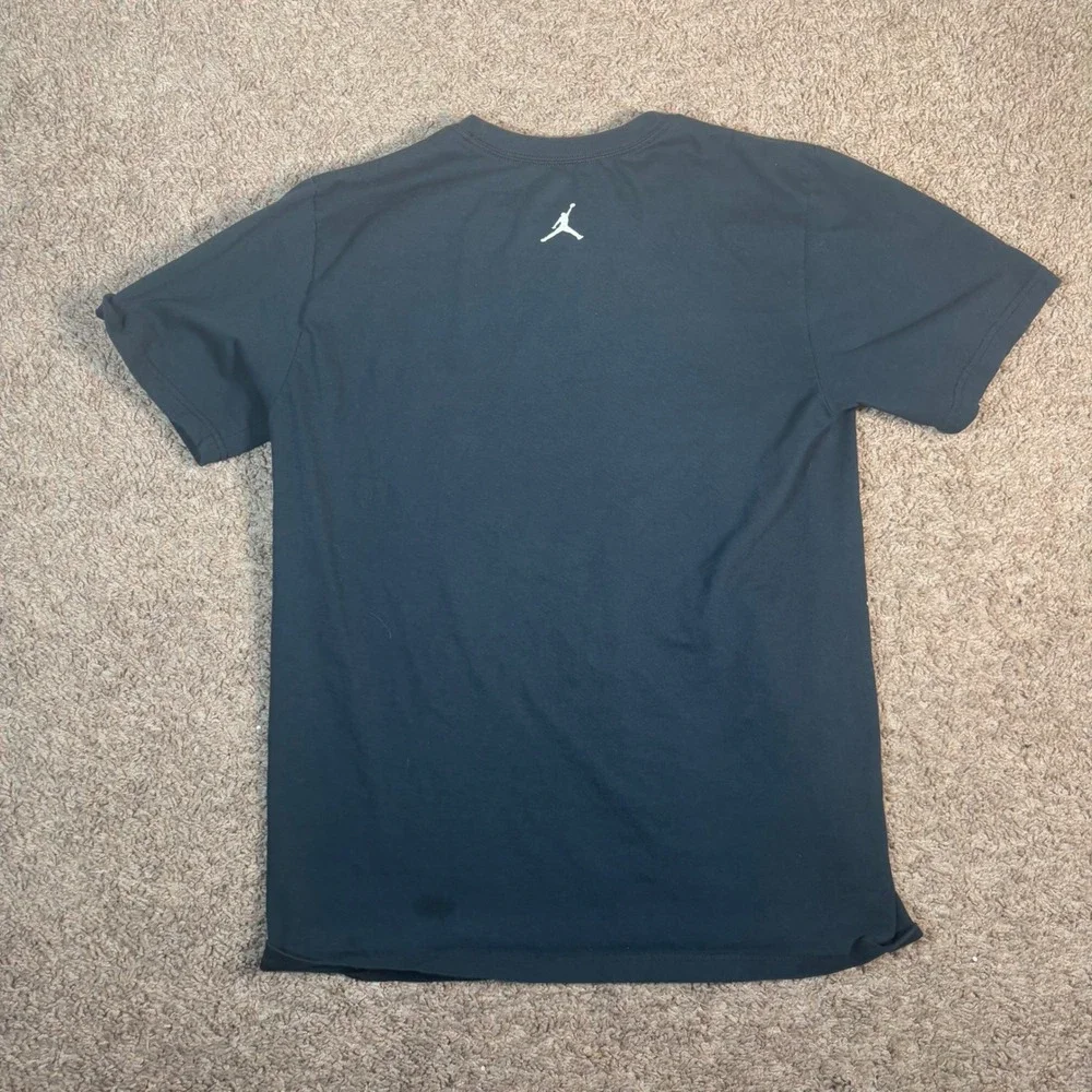 Jordan Graphic T-Shirt Constellation‎ Tiger 23 Logo Black Mens Size S